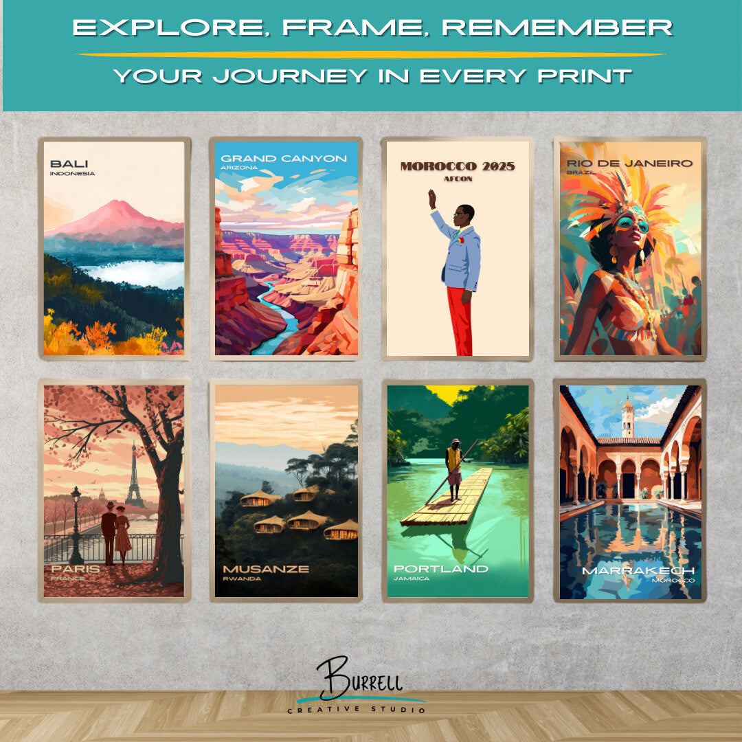 Rabat Morocco Mboladinga Patrice Lumumba Tribute Football Poster & Wall Art Poster Print