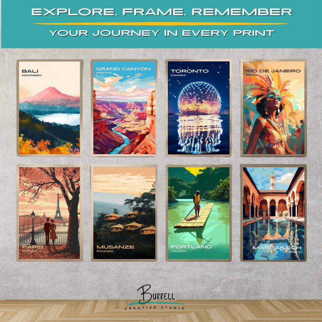 Toronto Ontario Cinesphere Travel Poster & Wall Art Poster Print