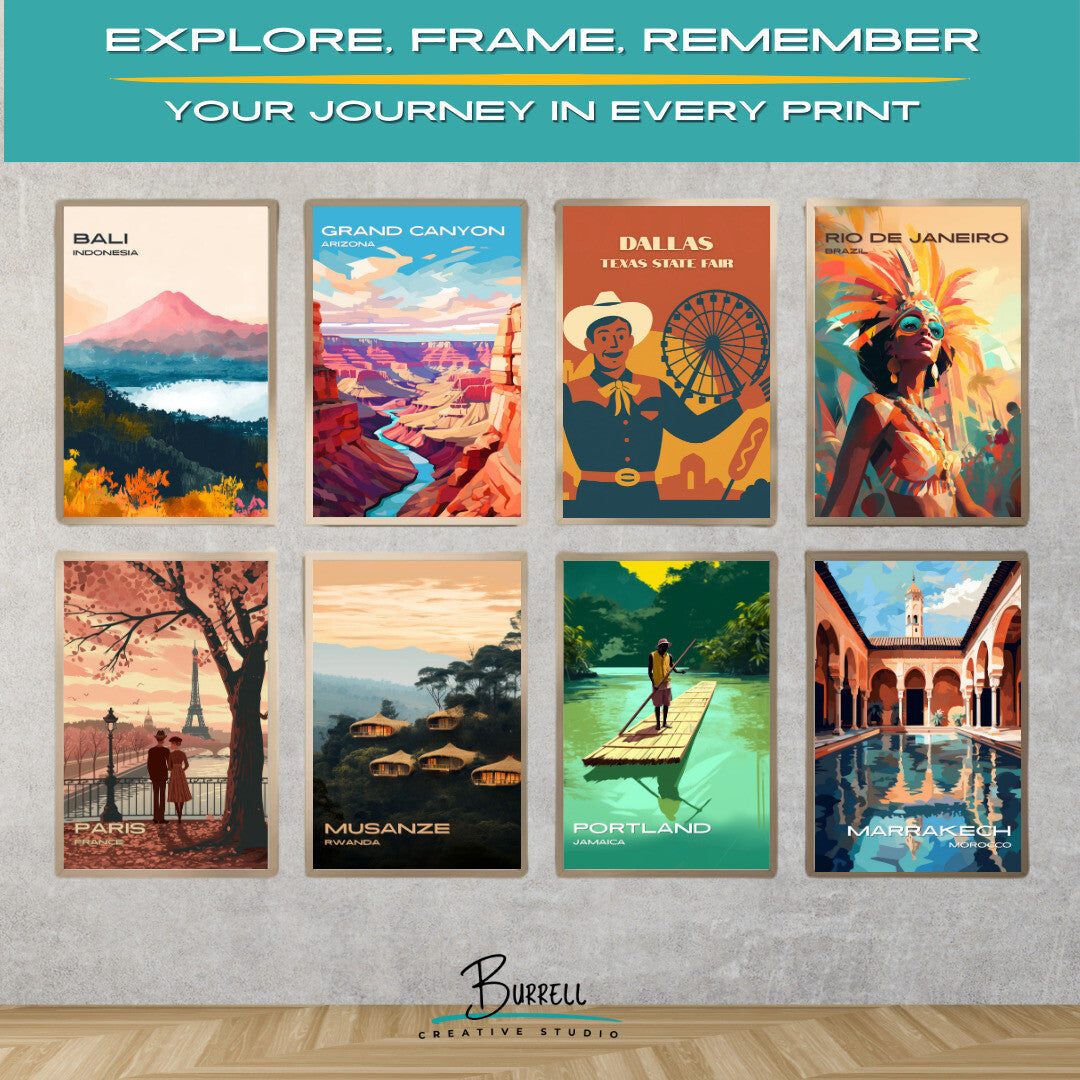 Dallas Texas State Fair Travel Poster & Wall Art Poster Print