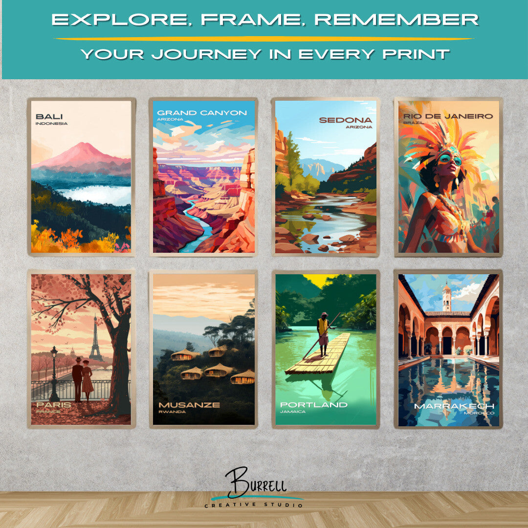 Sedona Arizona Slide Rock State Park National Parks & Wall Art Poster Print