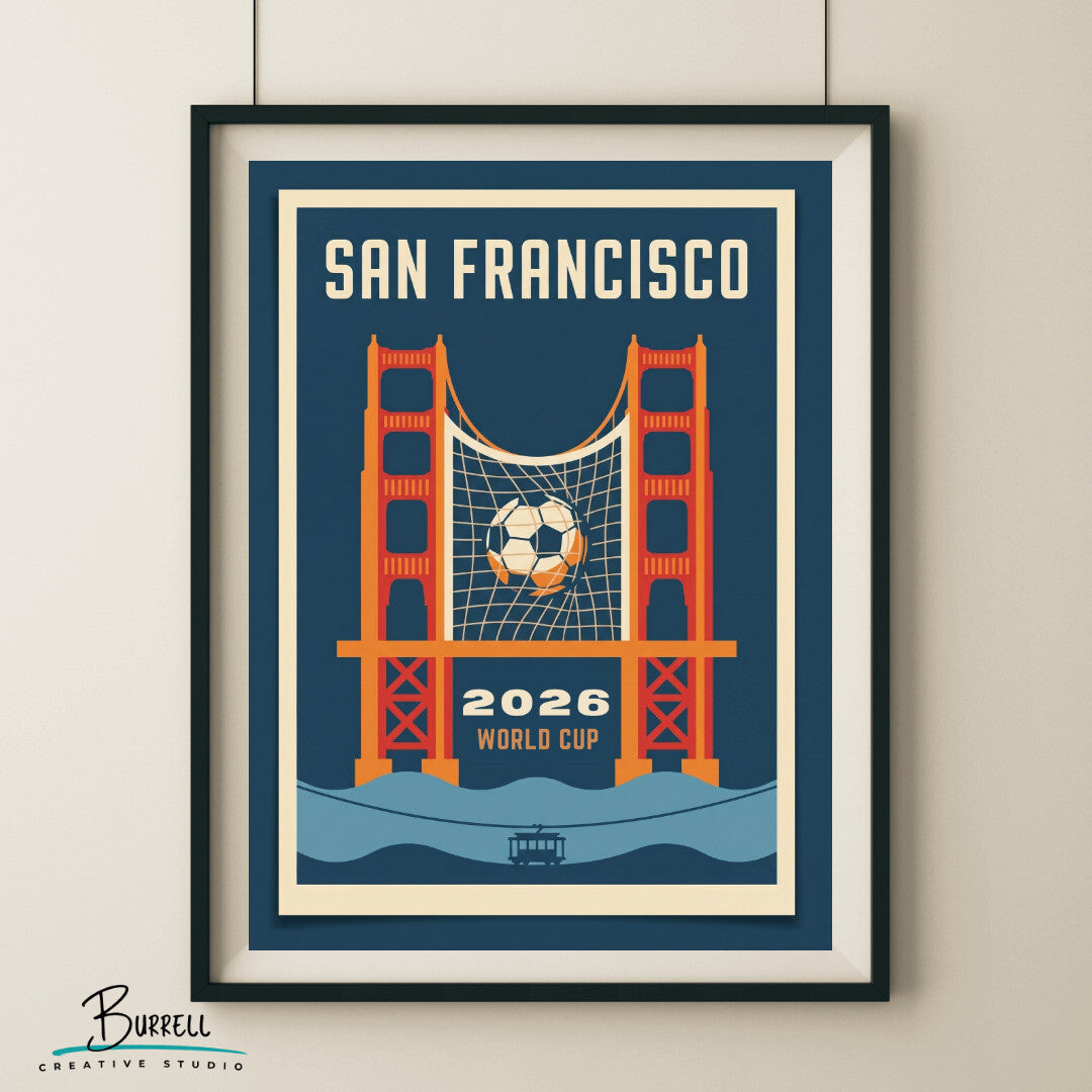 San Francisco United States 2026 World Cup Football Posters & Wall Art Poster Print