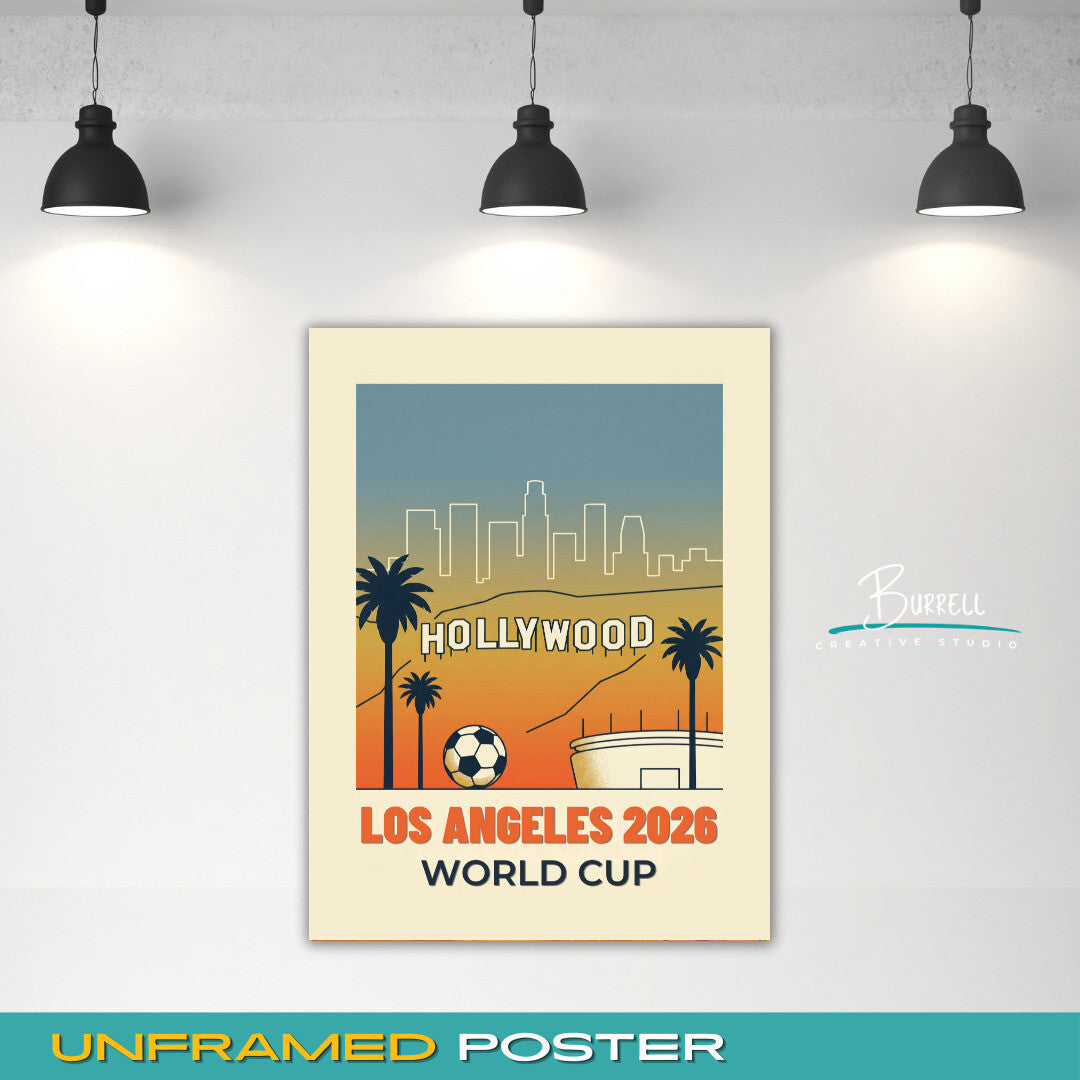 Los Angeles United States 2026 World Cup Football Posters & Wall Art Poster Print