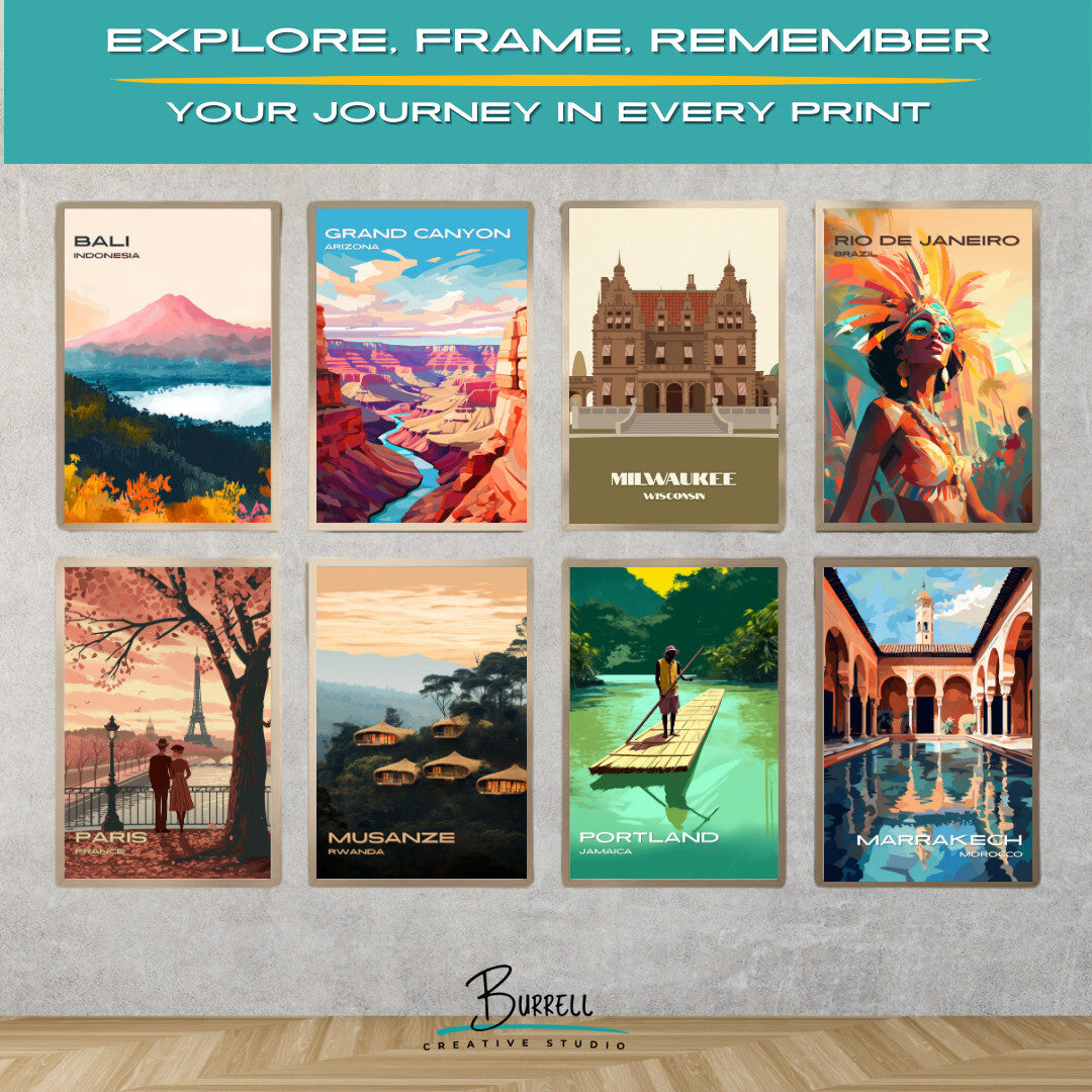 Milwaukee Wisconsin Pabst Mansion Travel Posters & Wall Art Poster Print