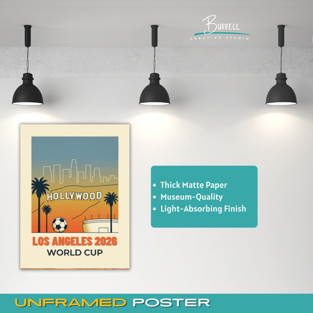 Los Angeles United States 2026 World Cup Football Posters & Wall Art Poster Print