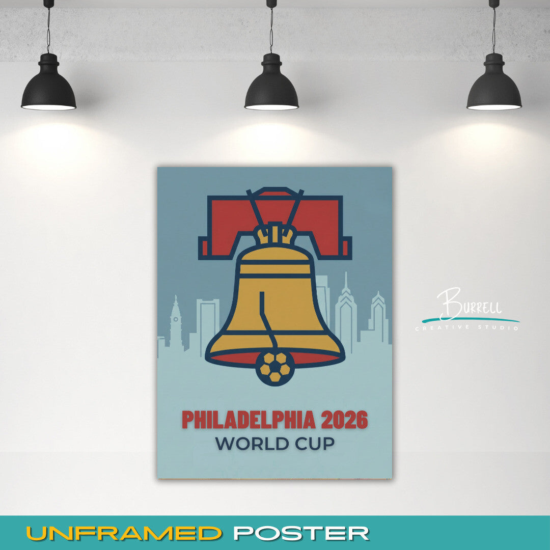 Philadelphia United States 2026 World Cup Football Posters & Wall Art Poster Print