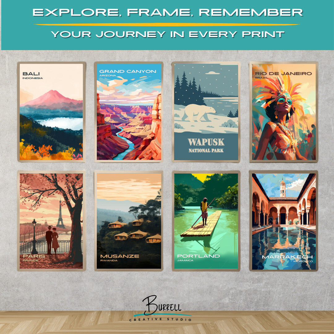 Wapusk National Park Canada Winter View Travel Posters & Wall Art Poster Print