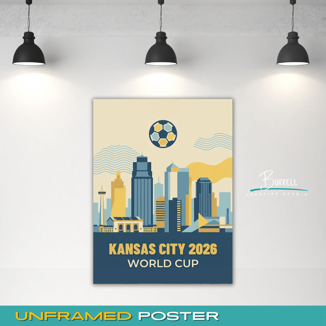 Kansas City United States 2026 World Cup Football Posters & Wall Art Poster Print