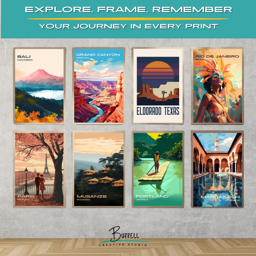 Eldorado Texas X Bar Ranch Star Party Travel Posters & Wall Art Poster Print