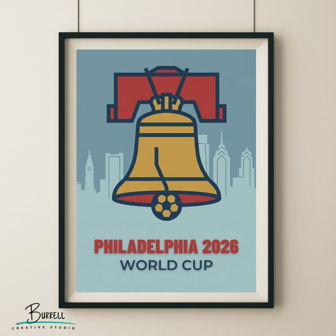 Philadelphia United States 2026 World Cup Football Posters & Wall Art Poster Print