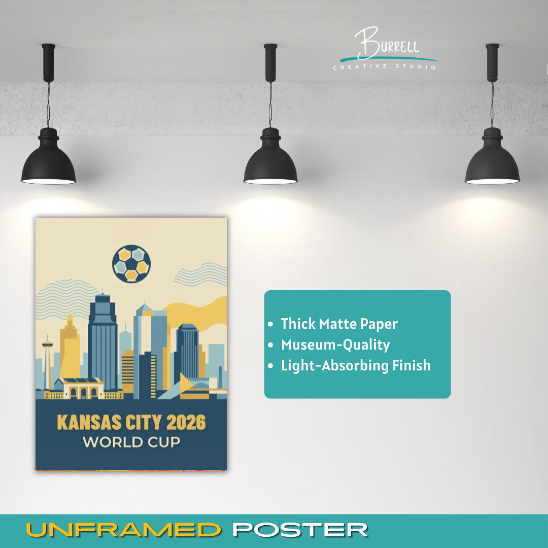 Kansas City United States 2026 World Cup Football Posters & Wall Art Poster Print