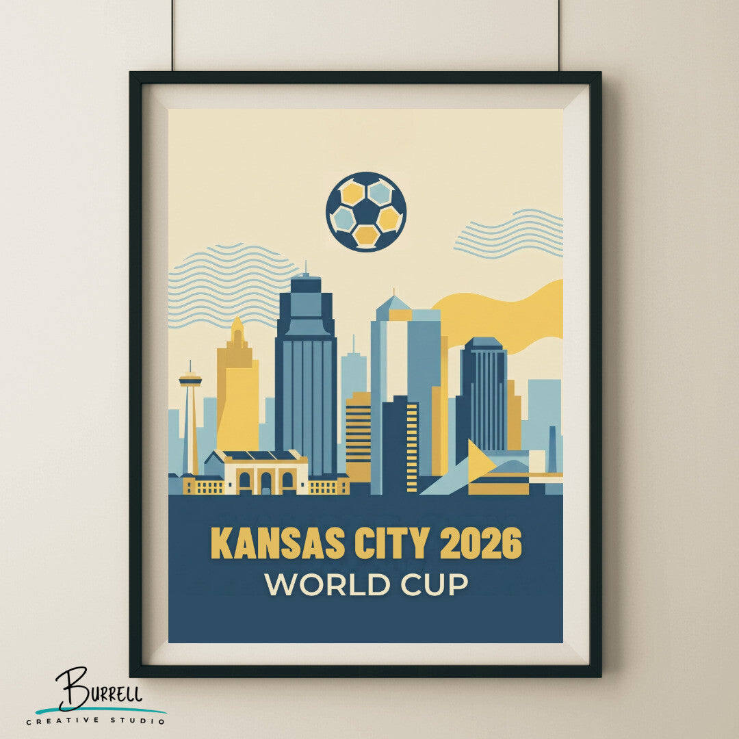 Kansas City United States 2026 World Cup Football Posters & Wall Art Poster Print