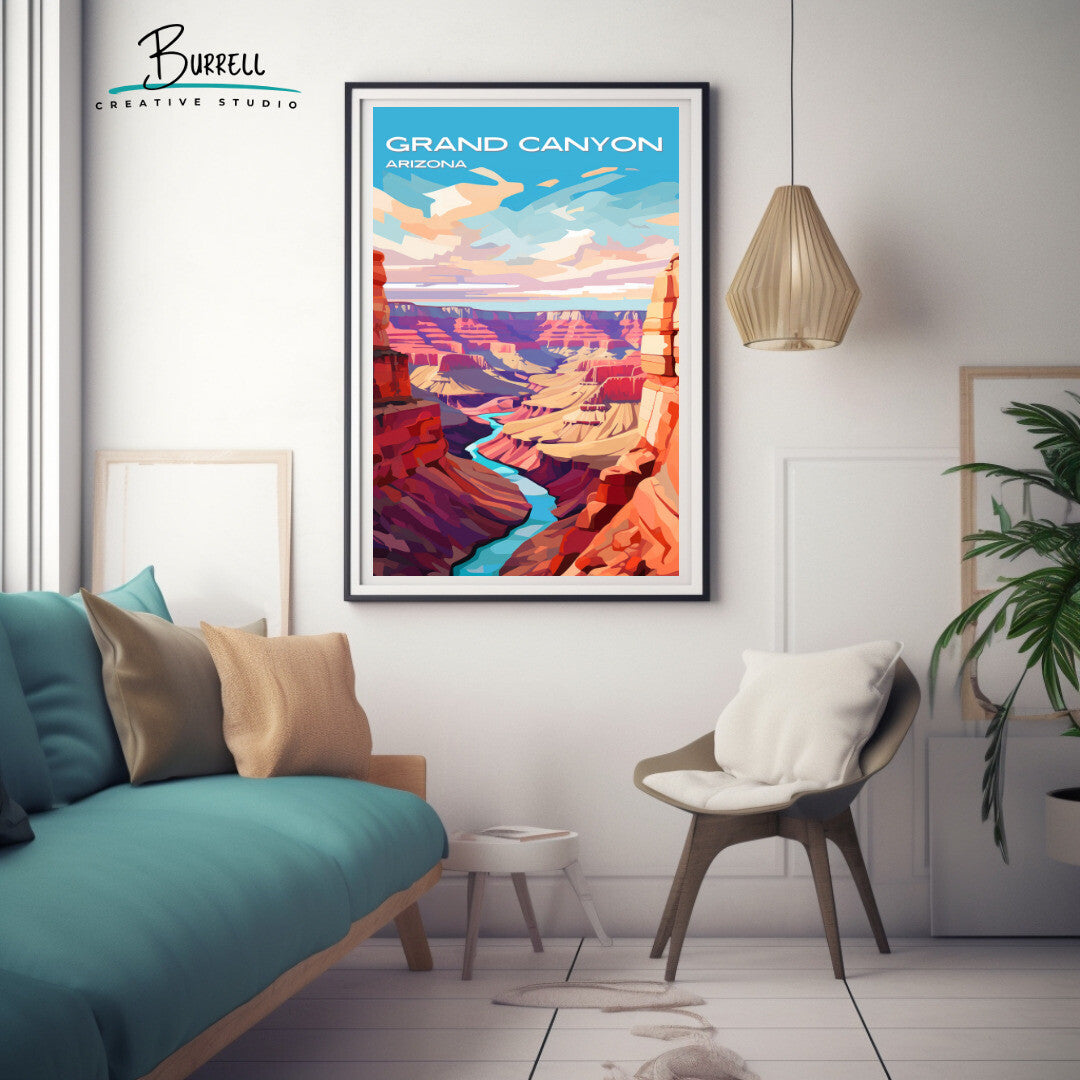 Fredonia Grand Canyon Wall Art Poster Print | Fredonia Arizona National Parks | Home Decor