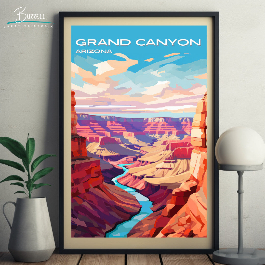 Fredonia Grand Canyon Wall Art Poster Print | Fredonia Arizona National Parks | Home Decor