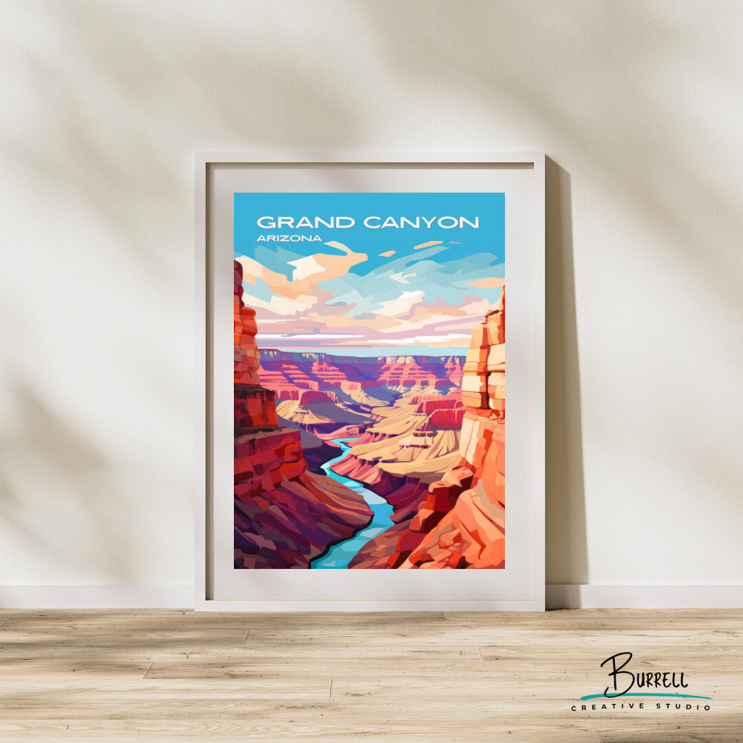 Fredonia Grand Canyon Wall Art Poster Print | Fredonia Arizona National Parks | Home Decor