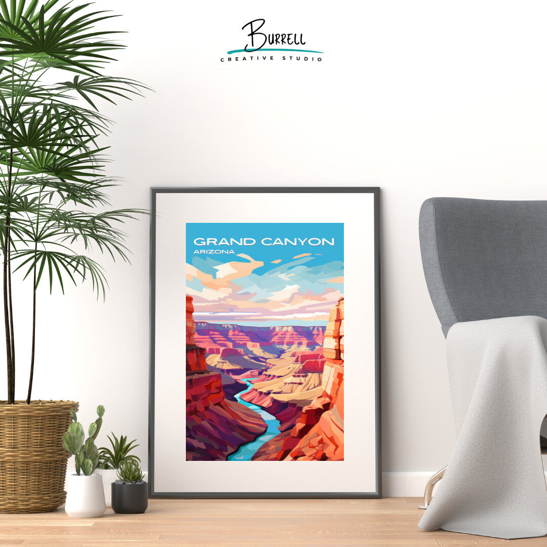 Fredonia Grand Canyon Wall Art Poster Print | Fredonia Arizona National Parks | Home Decor