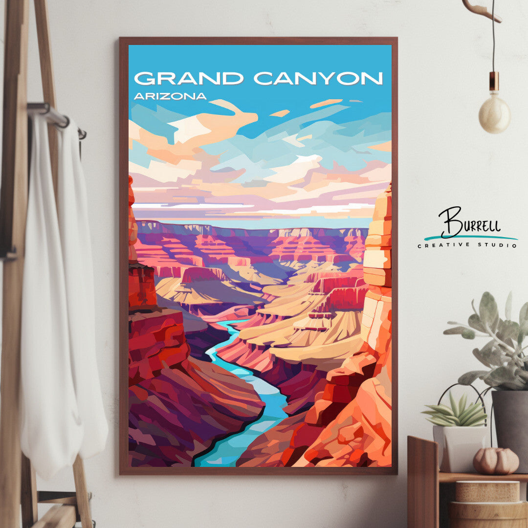 Fredonia Grand Canyon Wall Art Poster Print | Fredonia Arizona National Parks | Home Decor