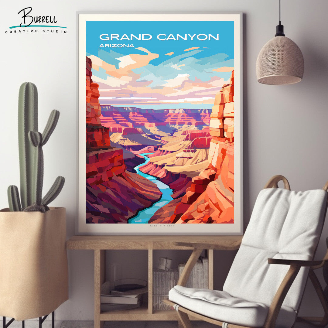 Fredonia Grand Canyon Wall Art Poster Print | Fredonia Arizona National Parks | Home Decor