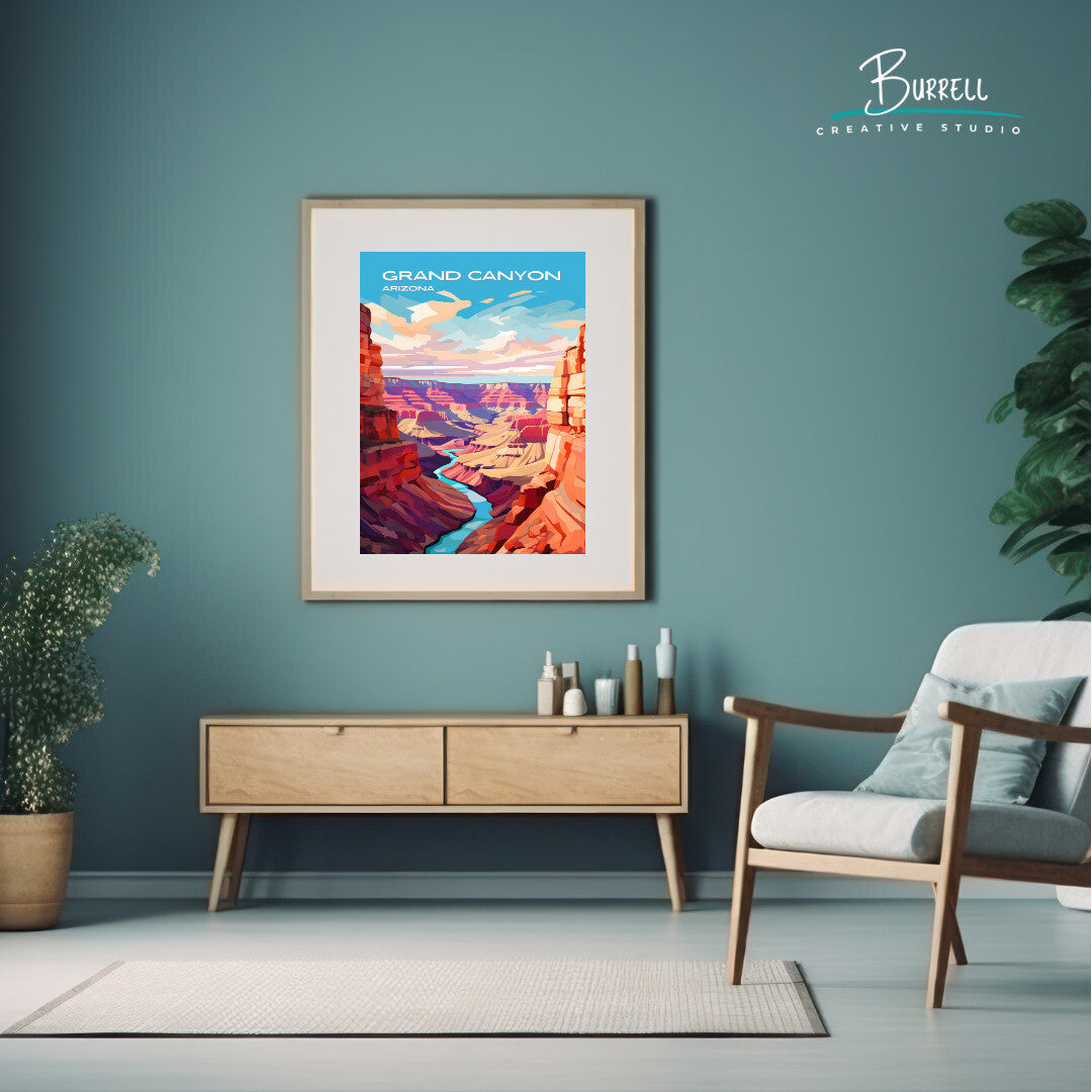 Fredonia Grand Canyon Wall Art Poster Print | Fredonia Arizona National Parks | Home Decor