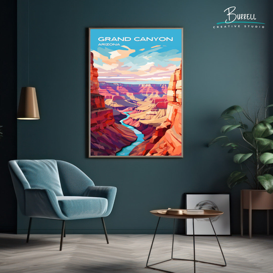 Fredonia Grand Canyon Wall Art Poster Print | Fredonia Arizona National Parks | Home Decor