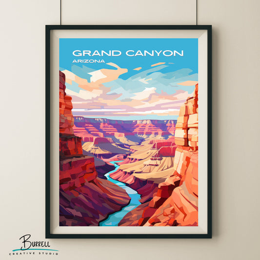 Fredonia Grand Canyon Wall Art Poster Print | Fredonia Arizona National Parks | Home Decor